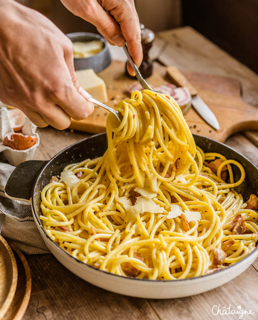 Pâtes carbonara