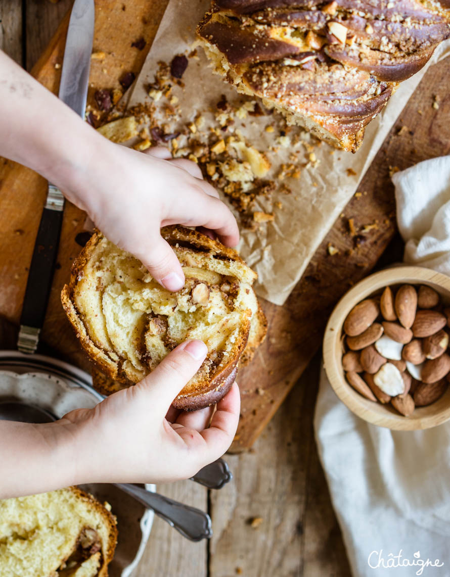 babka à la purée d'amandes