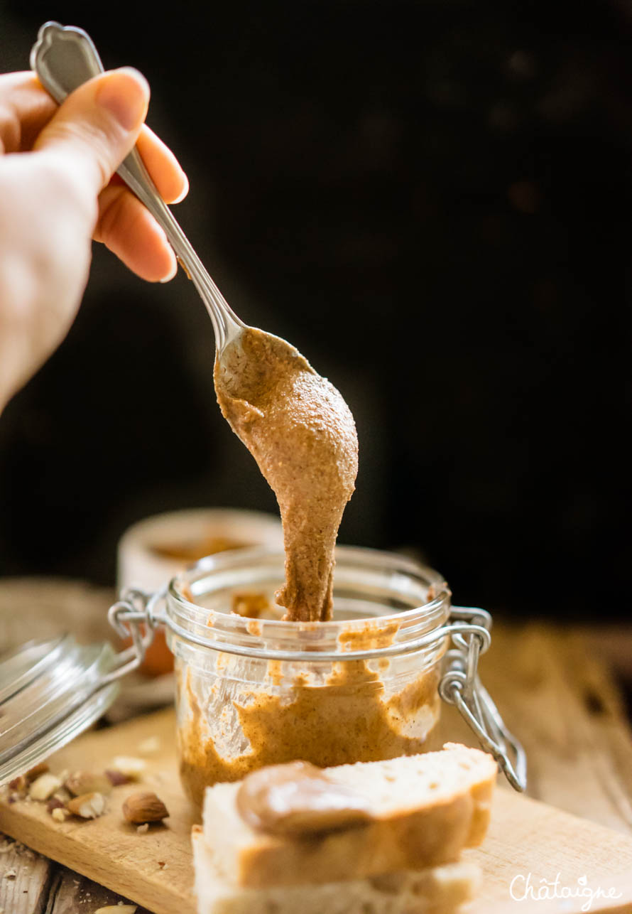 Purée d'amandes maison