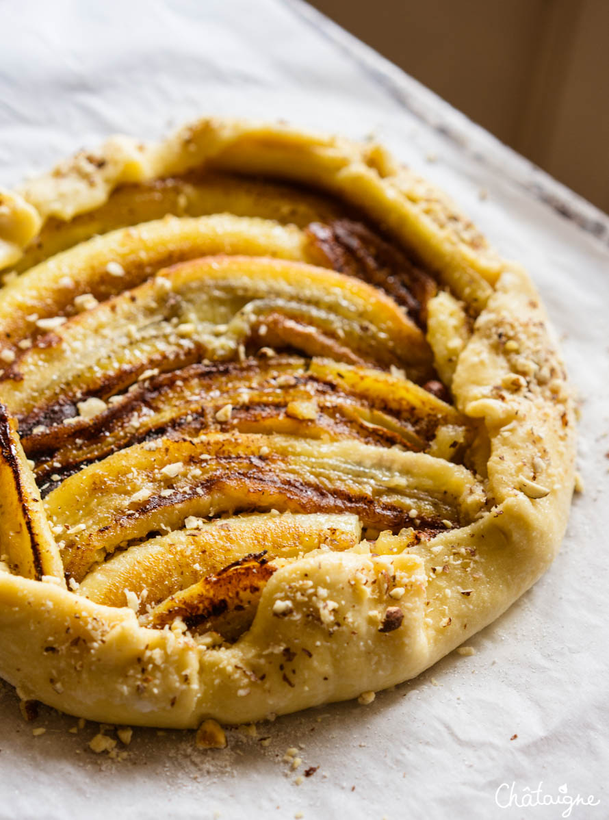 Tarte rustique à la banane