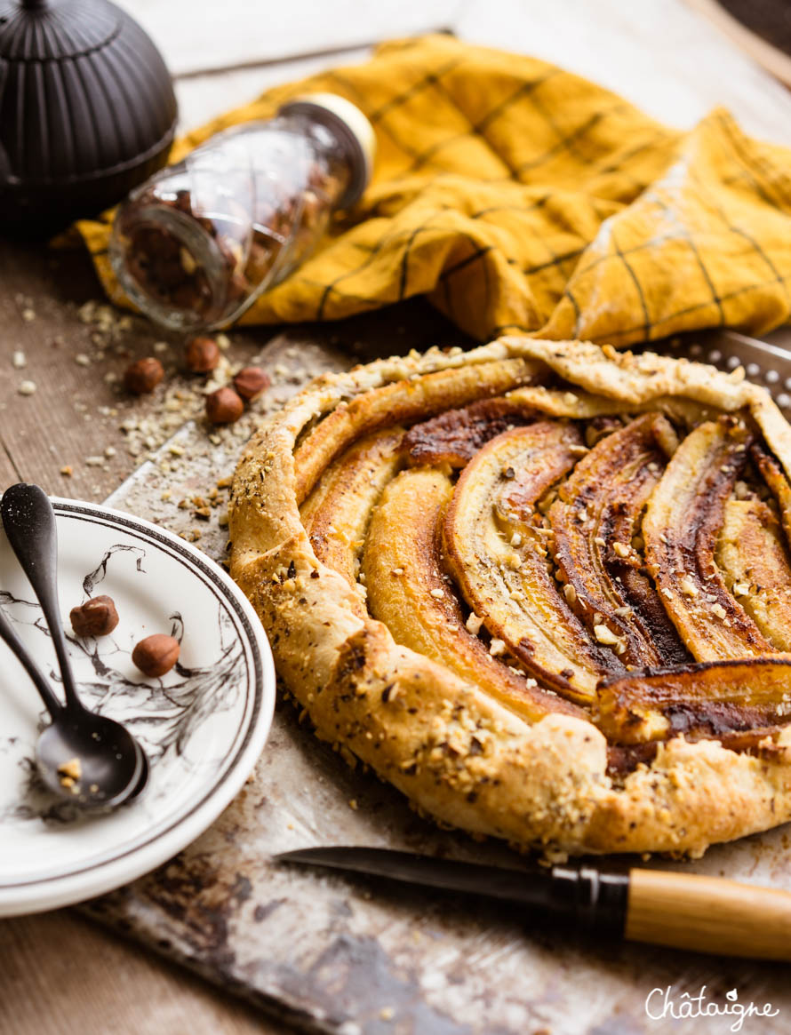 Tarte rustique à la banane