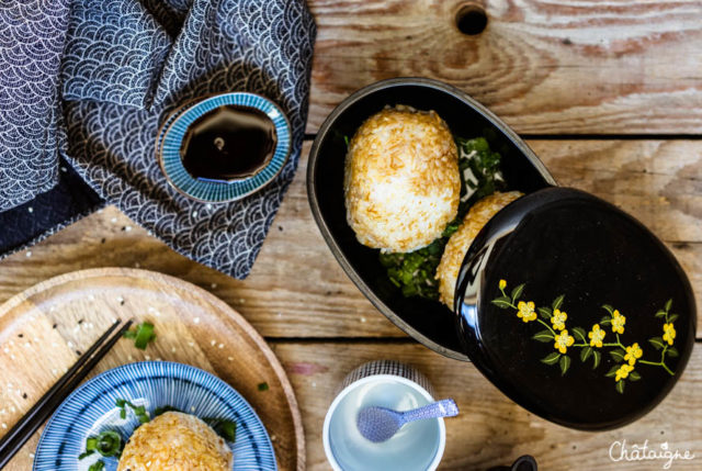Yaki onigiris [boulettes de riz grillées japonaises] - Blog de Châtaigne