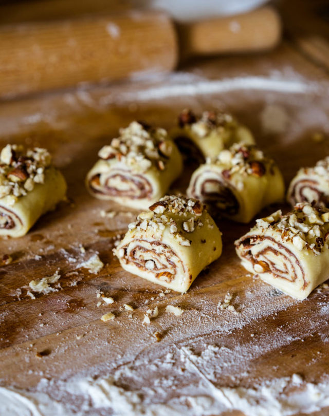 Petites brioches roulées choco-noisettes [sans œuf, sans beurre]