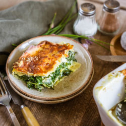 Lasagnes épinards et chèvre [végétarien]