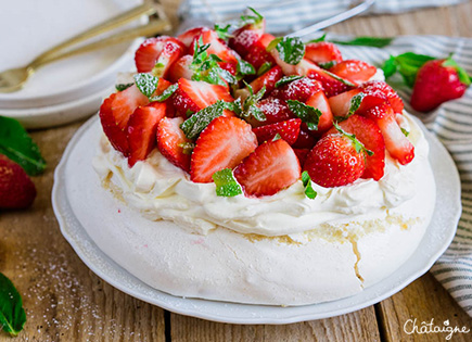 Pavlova aux fraises [le dessert ultra gourmand]