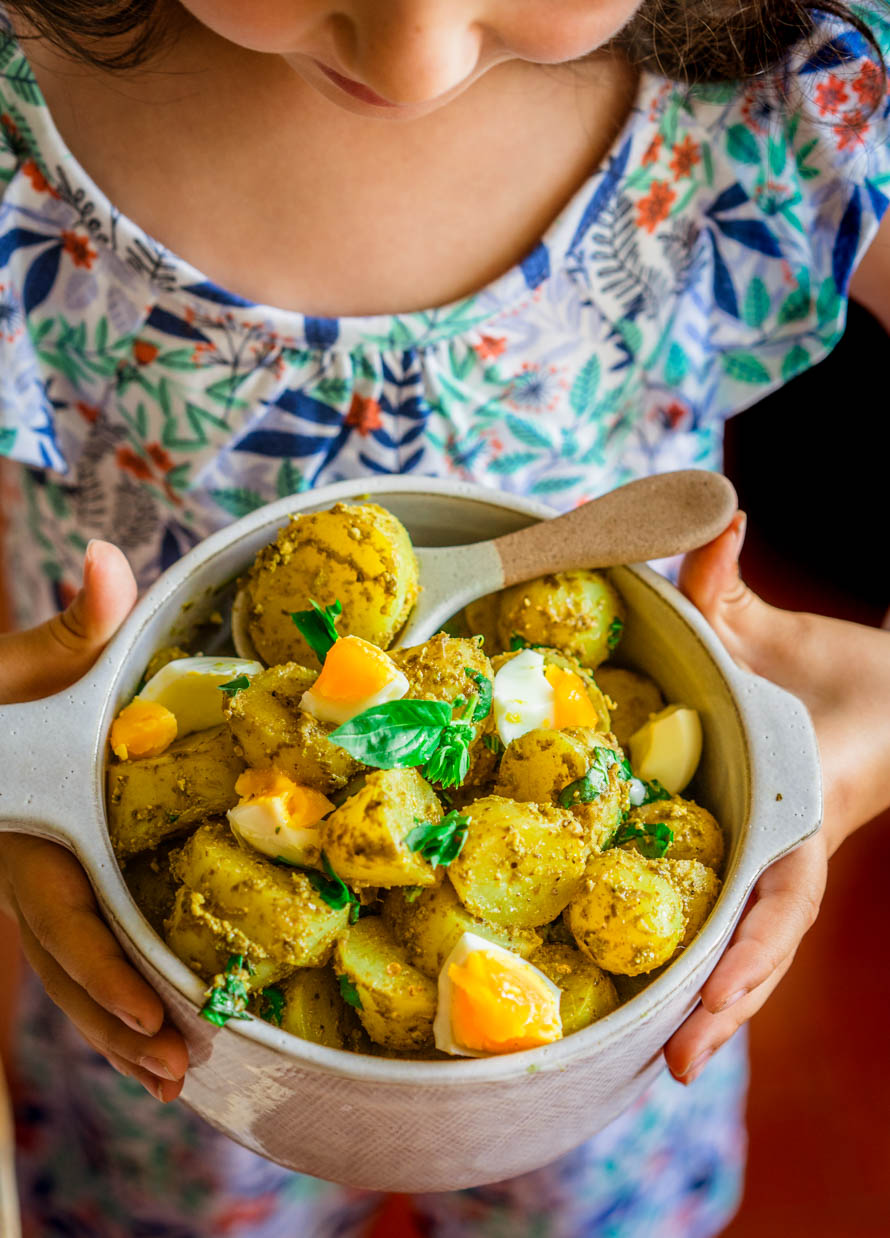 salade de pommes de terre au pesto