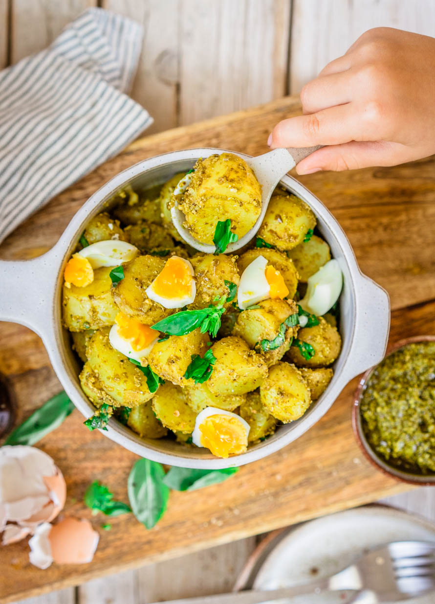 salade de pommes de terre au pesto