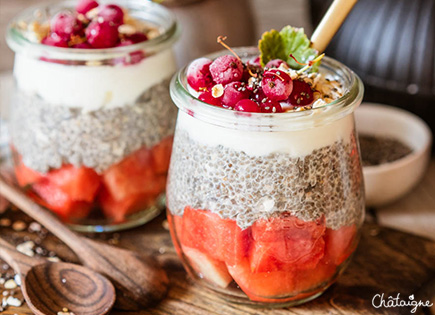 Chia pudding [ou autrement appelé porridge aux graines de chia]