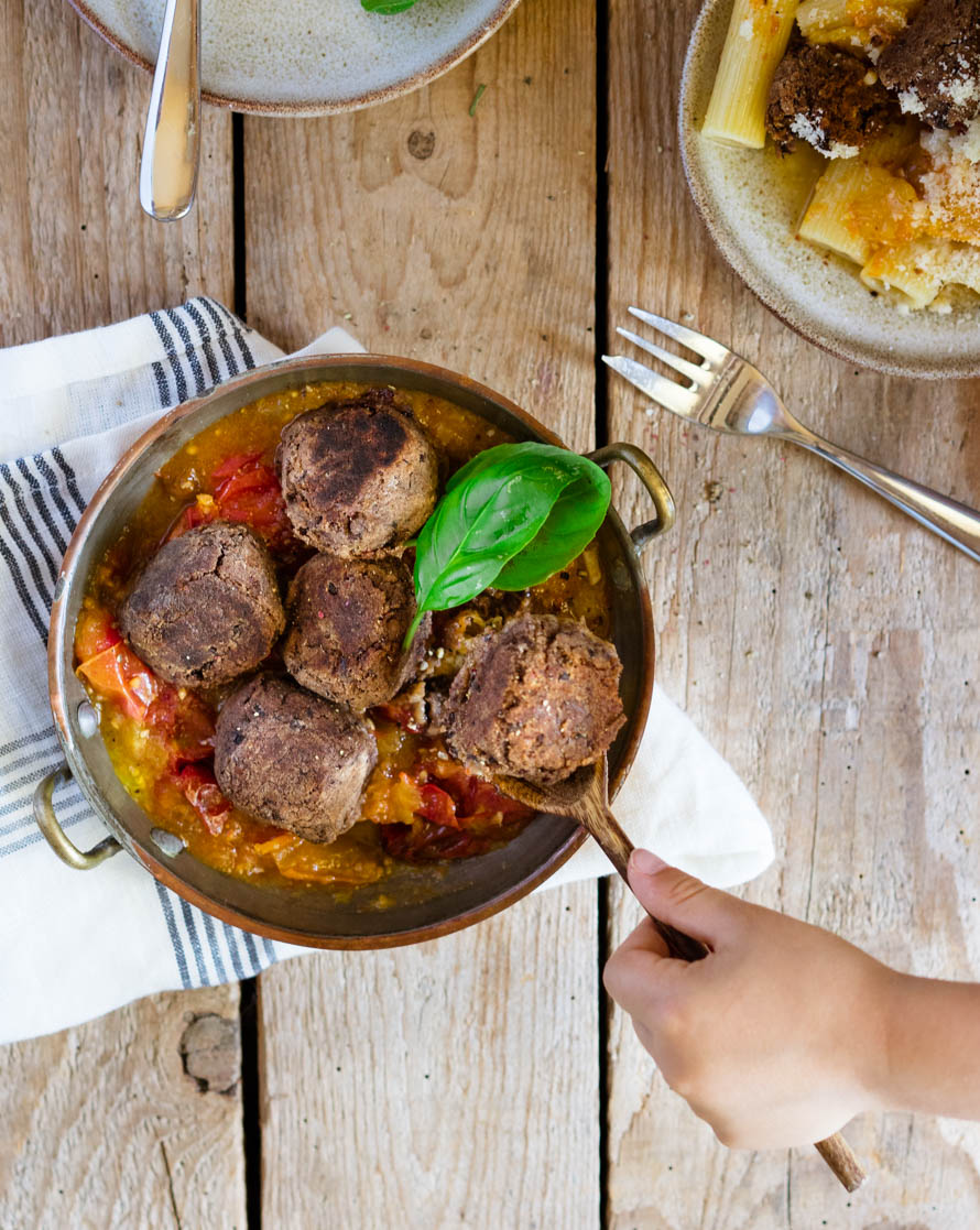 Boulettes de haricots rouges