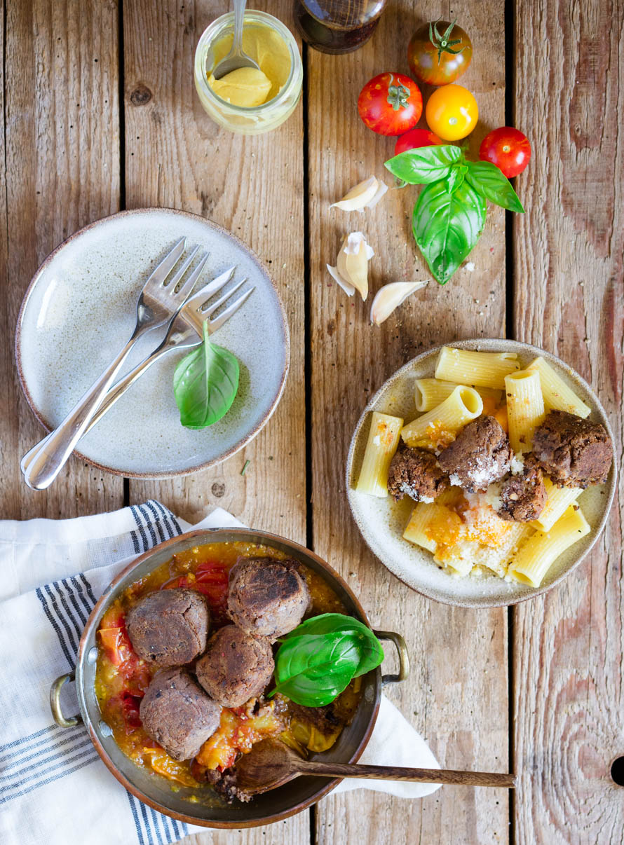 Boulettes de haricots rouges