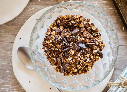 Granola tout chocolat [pour des matins gourmands]