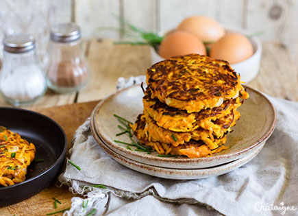 Röstis de patates douces [pour apporter de la couleur dans ton assiette]