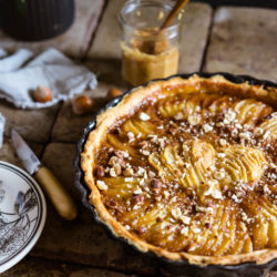 Tarte aux poires et au caramel [bien réconfortante !]