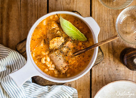 Cassoulet [qui réchauffe par ce temps tout gris]