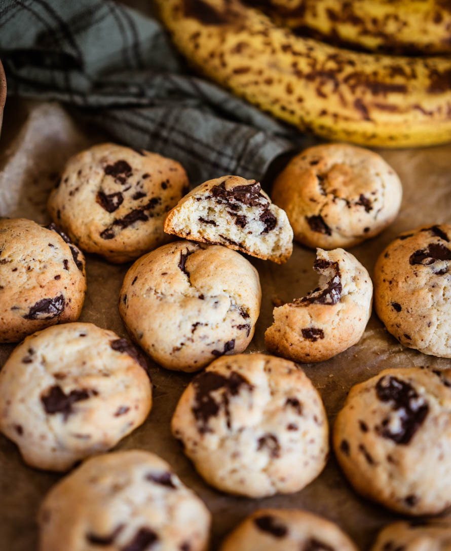 cookies bananes-chocolat