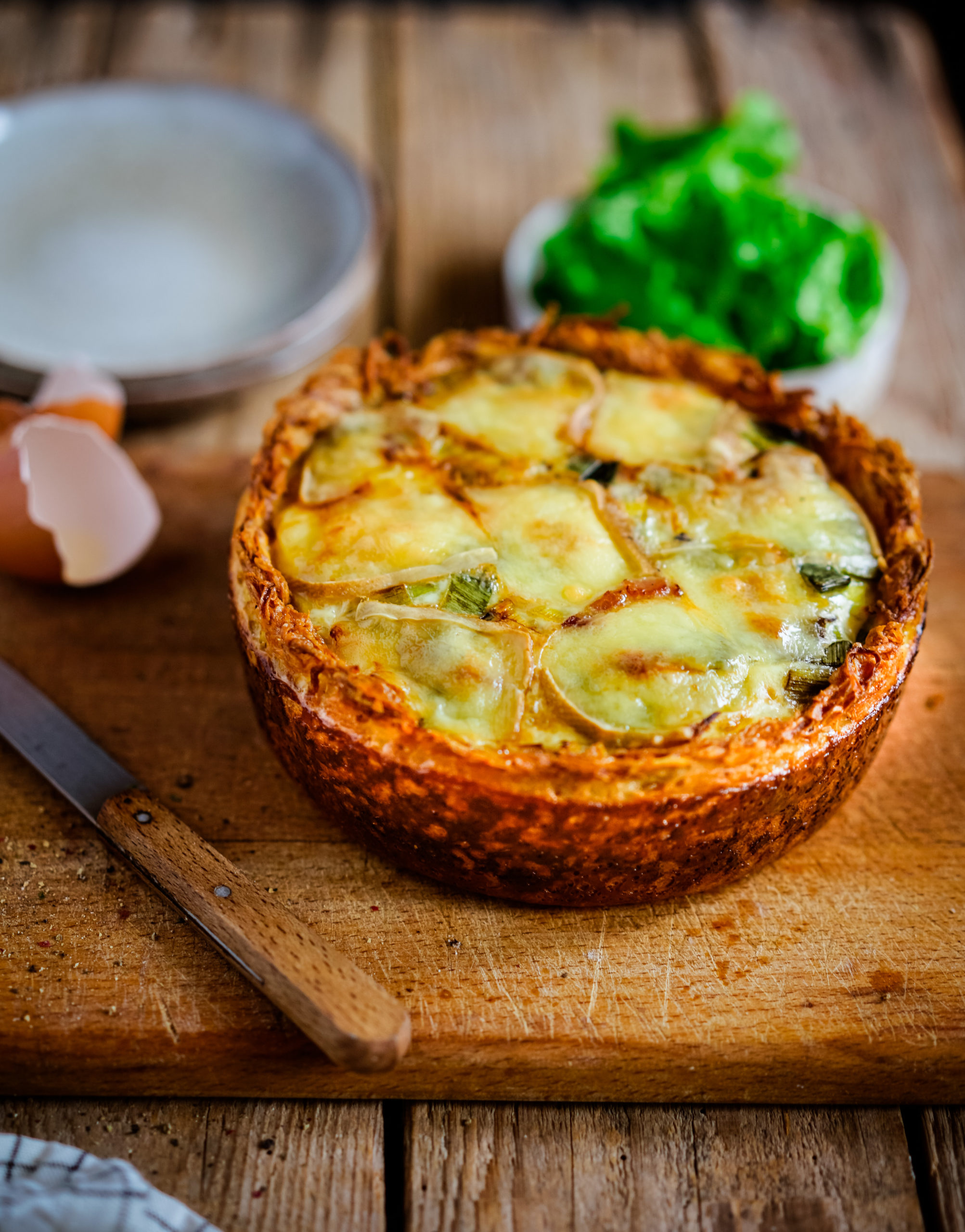 quiche aux poireaux