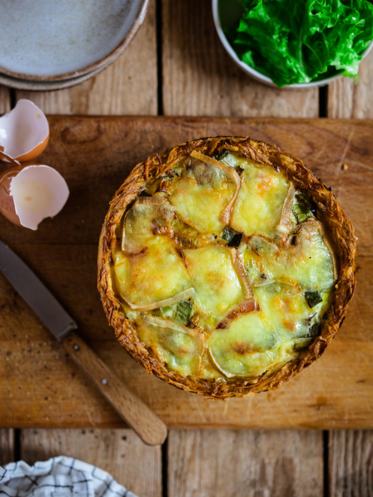 quiche aux poireaux