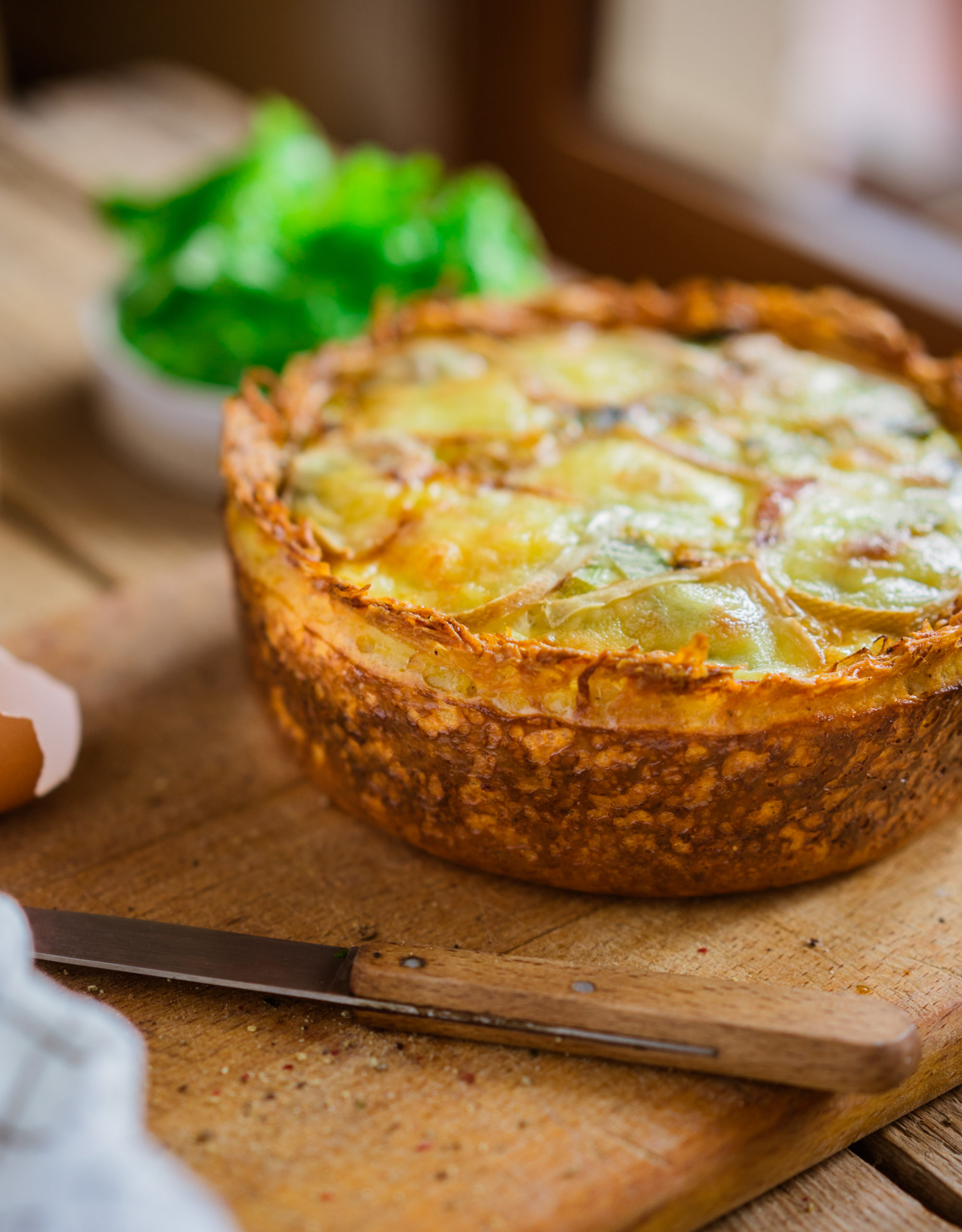 quiche aux poireaux