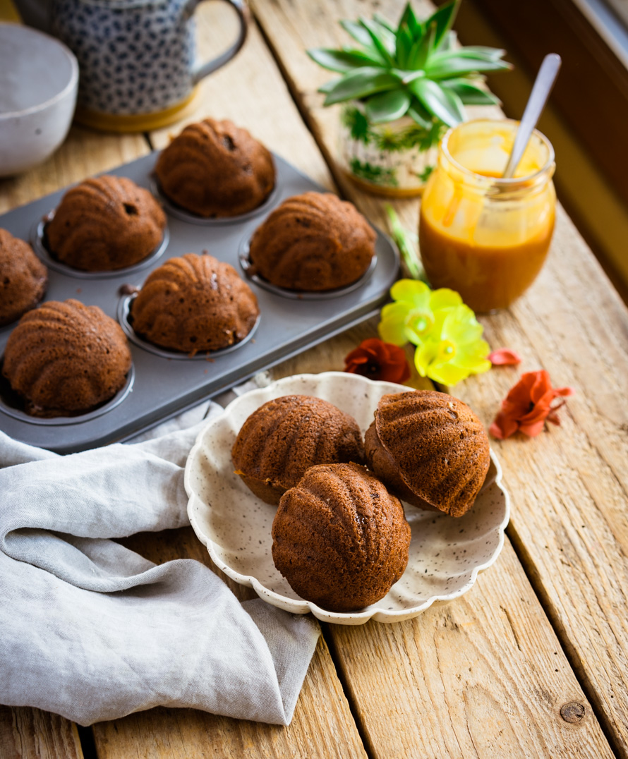 madeleines au chocolat