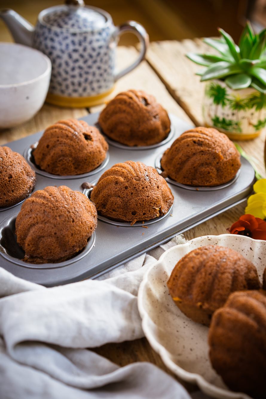 madeleines au chocolat