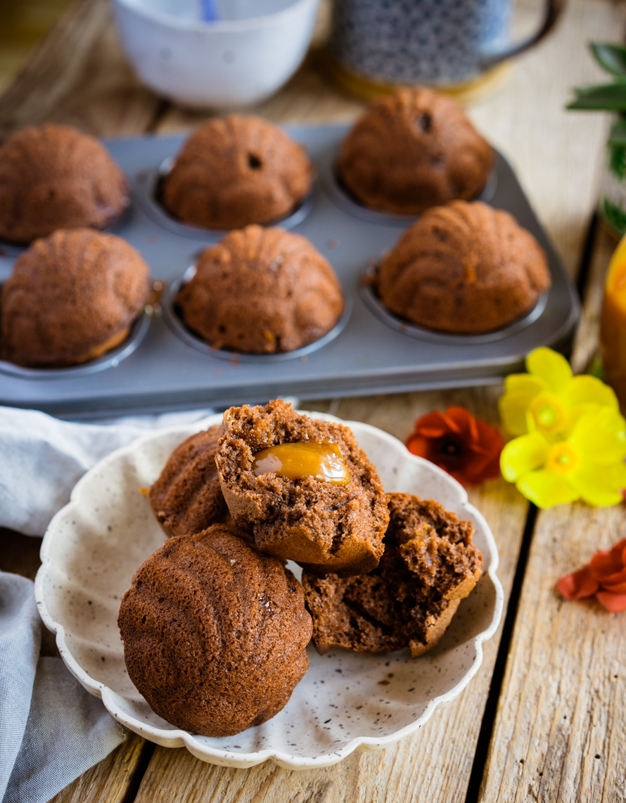 madeleines au chocolat