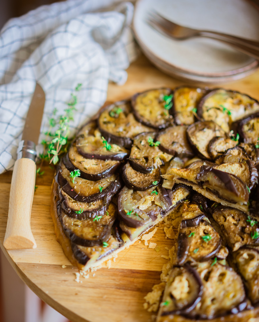 tatin d'aubergines