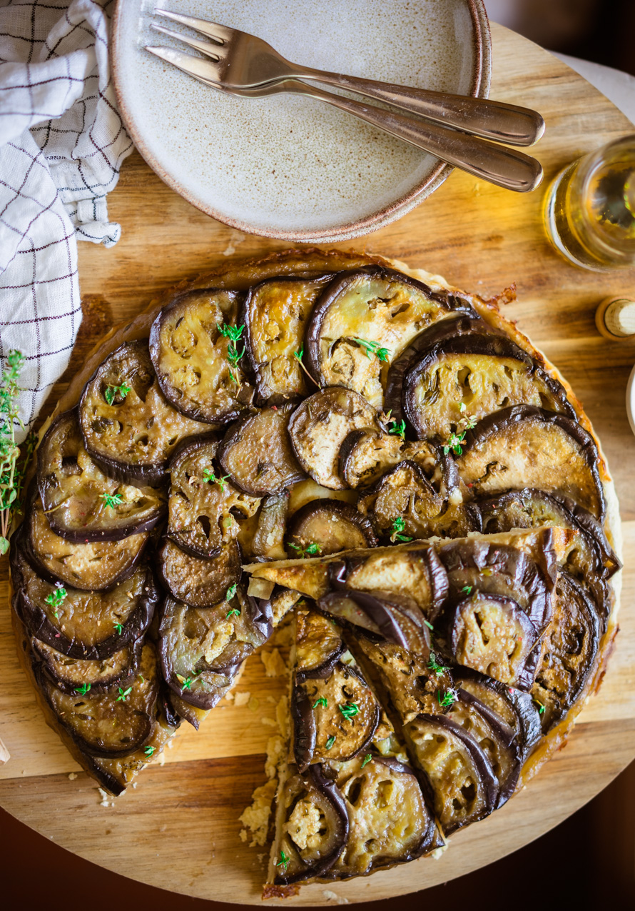 tatin d'aubergines