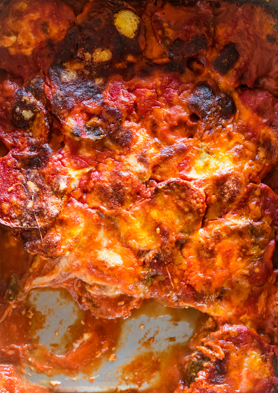 aubergines à la parmigiana