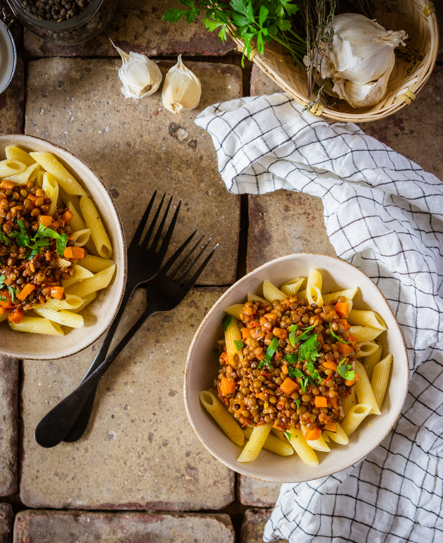 bolognaise aux lentilles