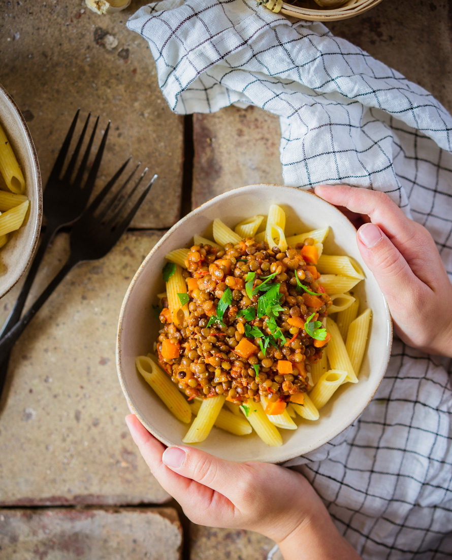 bolognaise aux lentilles