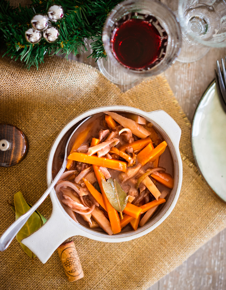 Bourguignon végétarien