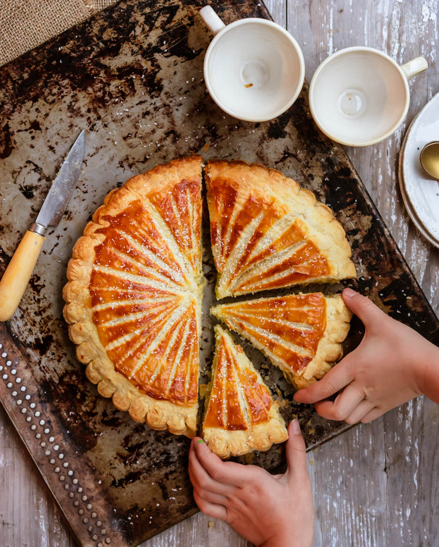 galette des rois à la noix de coco