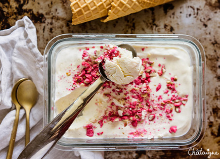 Glace vanille [sans sorbetière et avec 3 ingrédients]