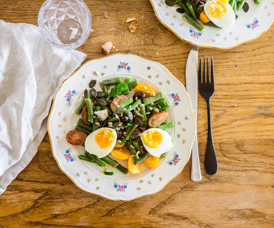 Salade de haricots verts