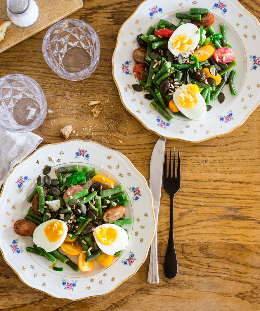 Salade de haricots verts