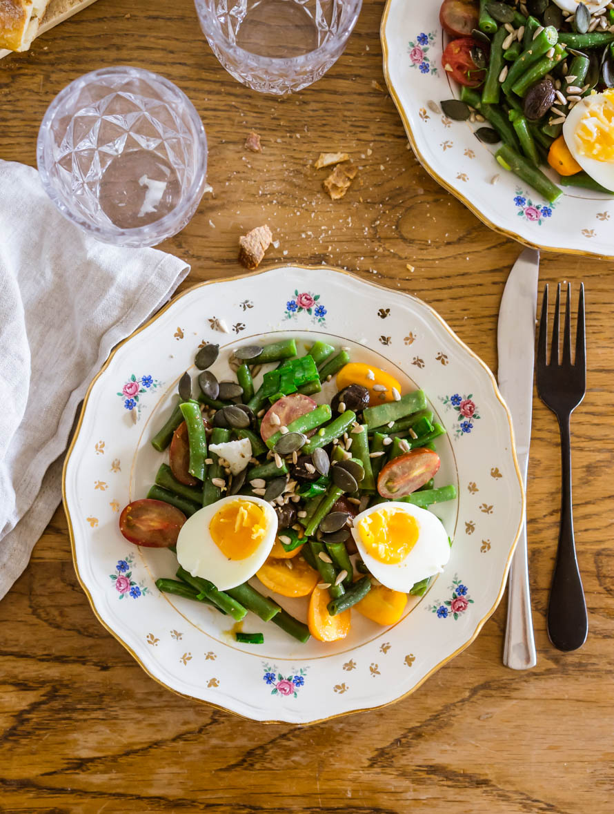 Salade de haricots verts