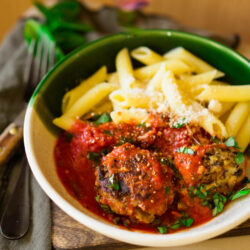 Boulettes d'aubergines alla parmigiana [bien trop délicieuses]