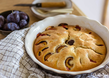 Gâteau moelleux aux prunes [pour un goûter gourmand]