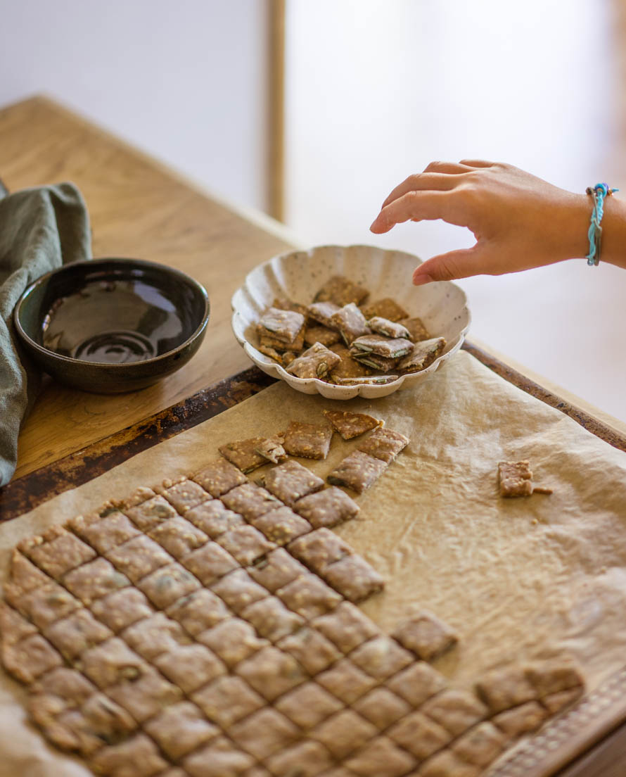 crackers aux graines