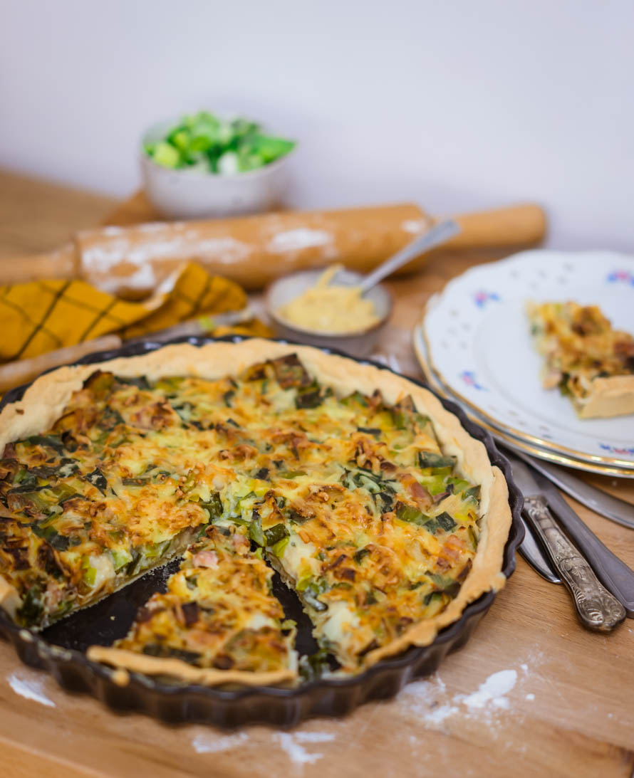 tarte aux poireaux