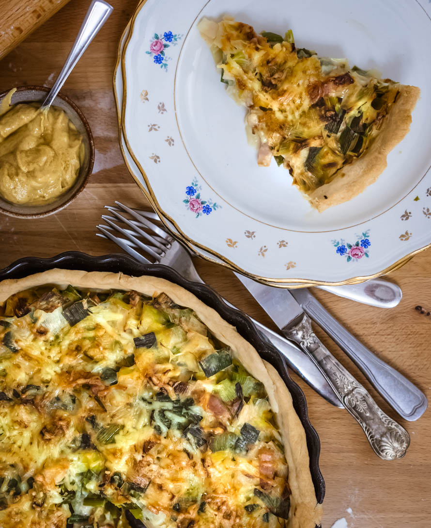 tarte aux poireaux