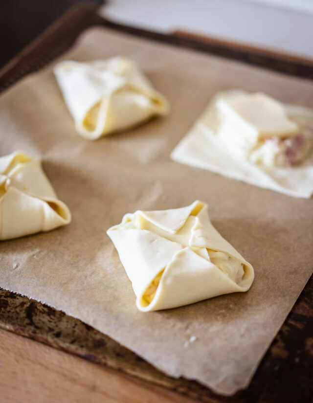 Feuilletés jambon-fromage [le repas vite fait qui plait à tout le monde]