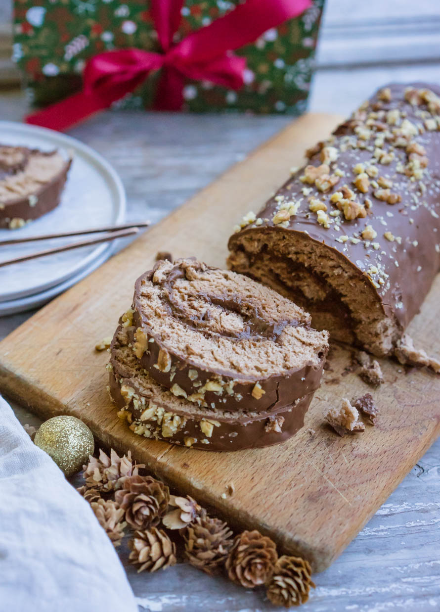 Bûche tout chocolat