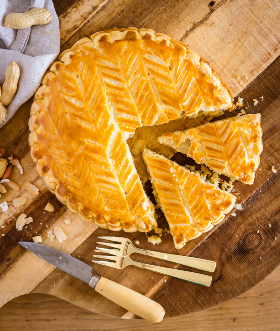 galette des rois aux cacahuètes