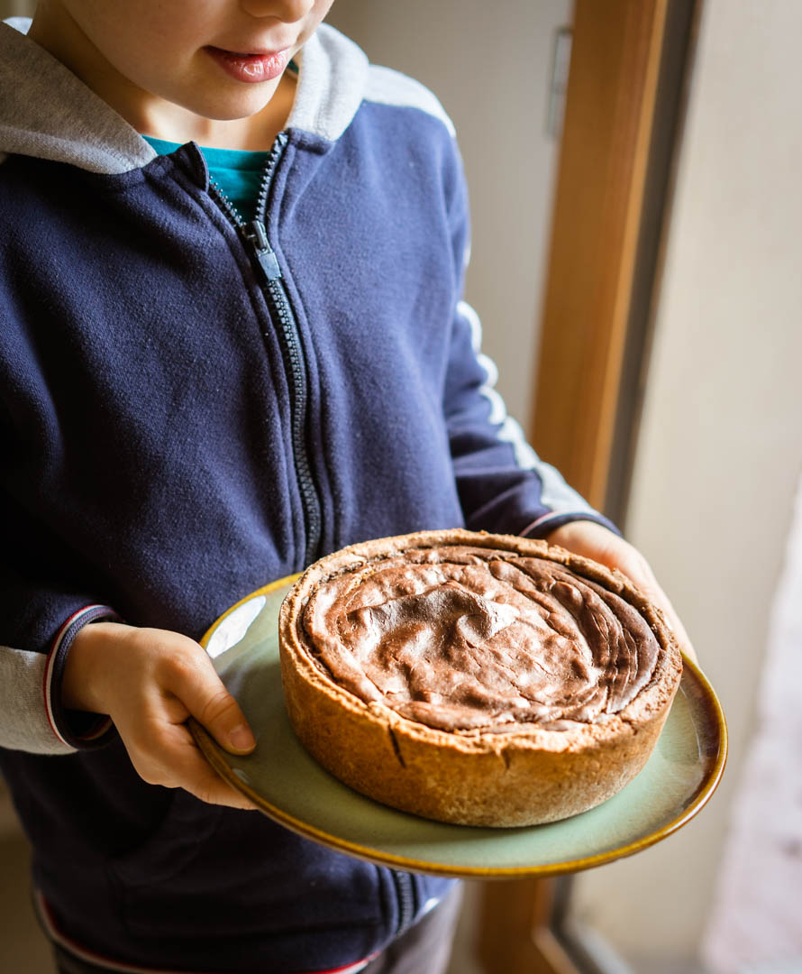 Flan pâtissier tout chocolat