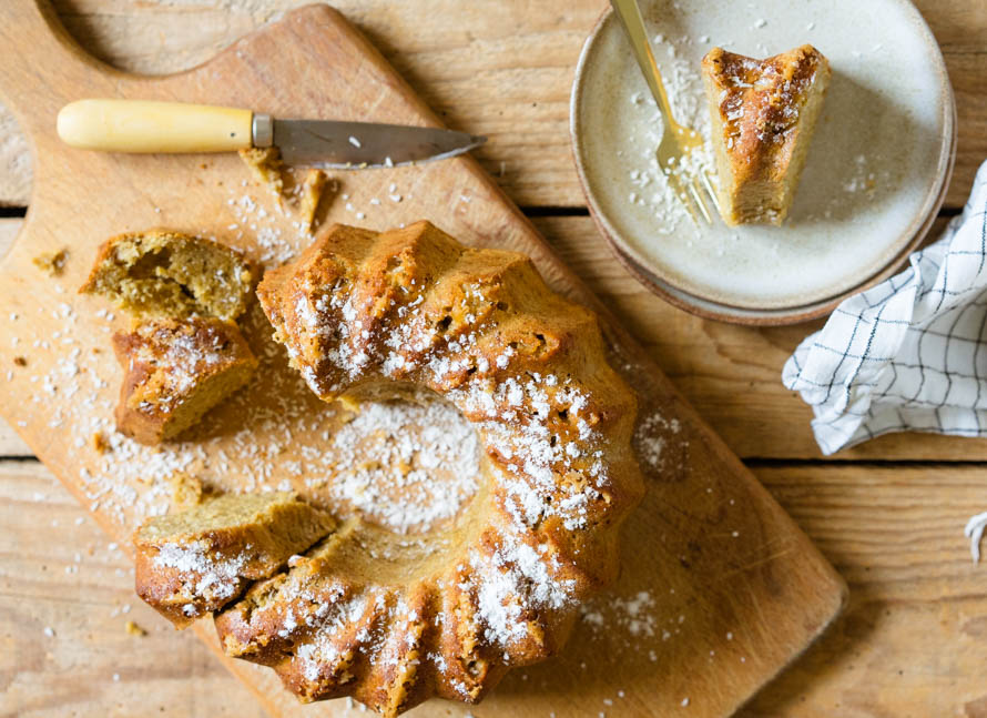 gâteau banane - noix de coco