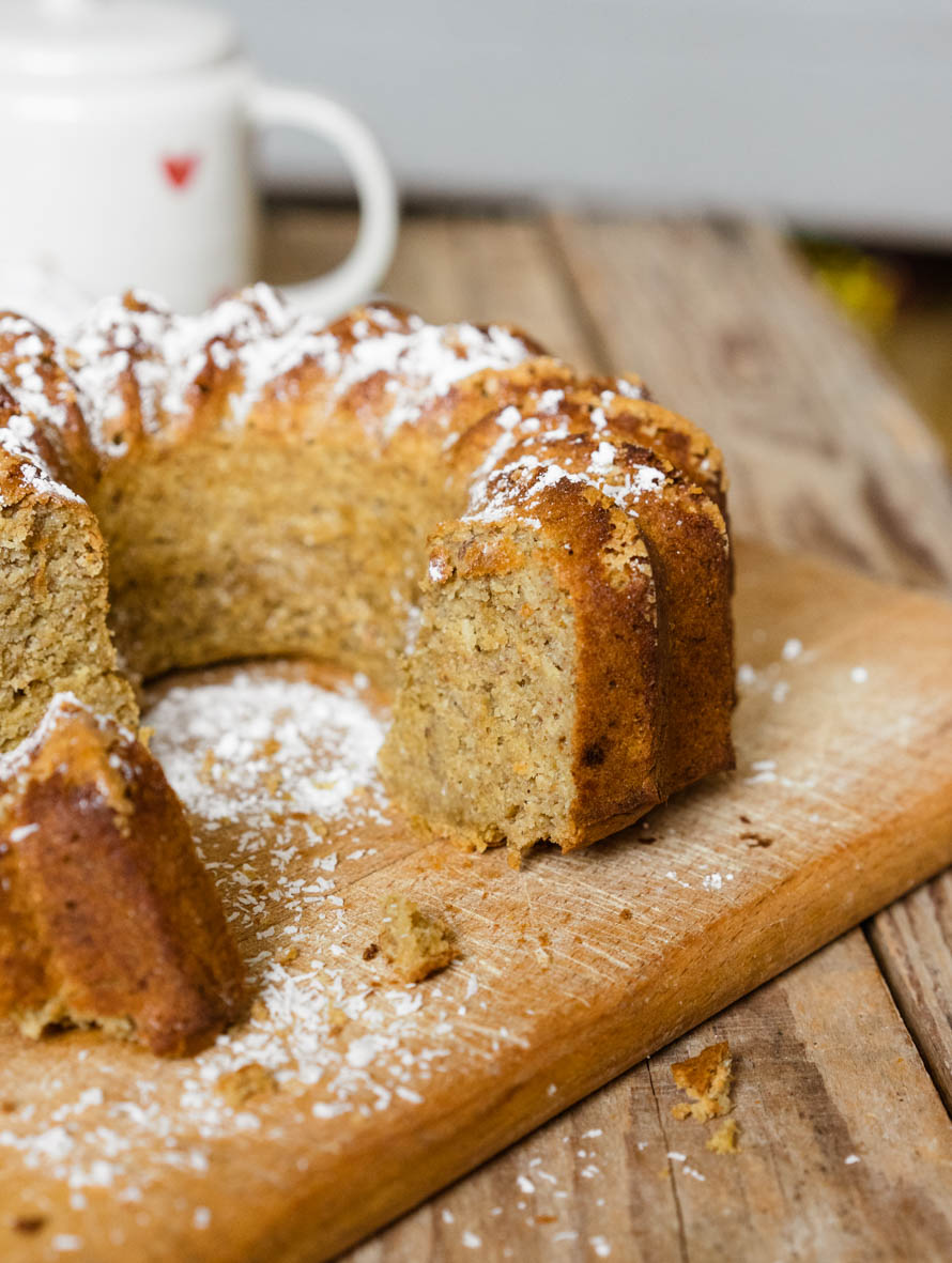 gâteau banane - noix de coco