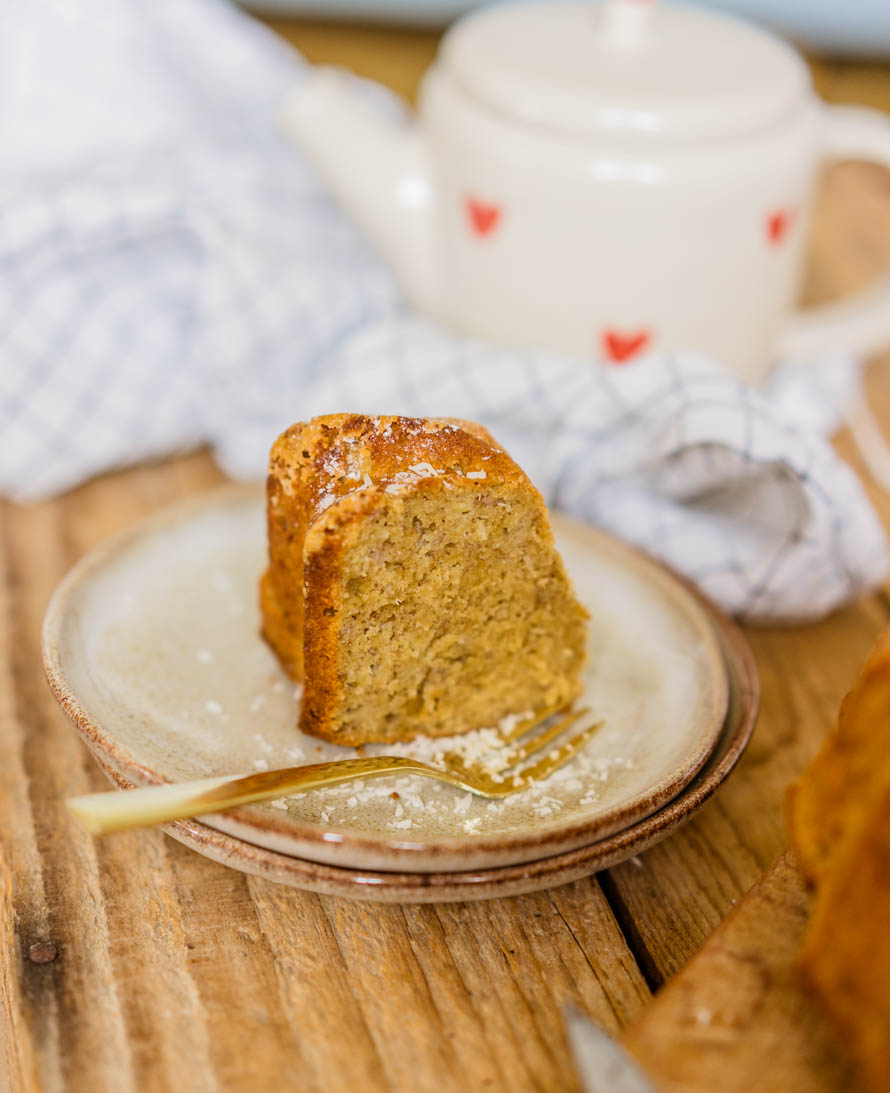 gâteau banane - noix de coco