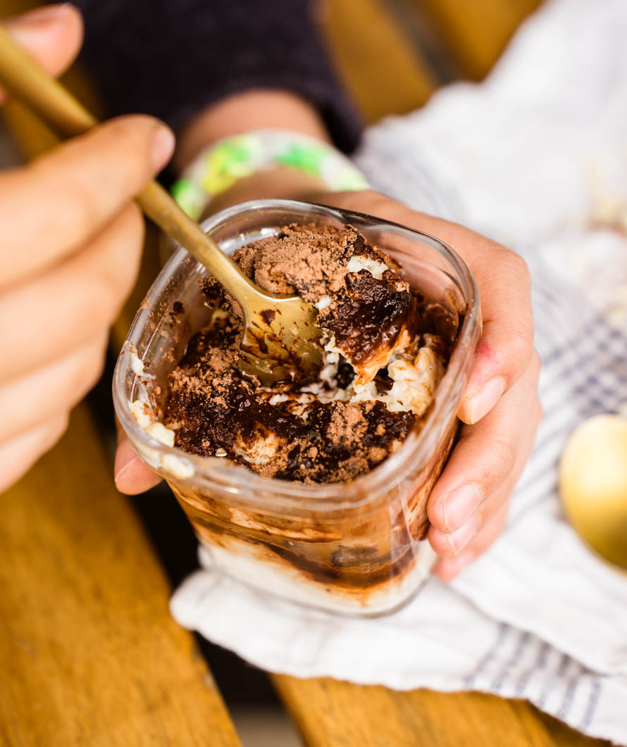 Porridge façon tiramisu