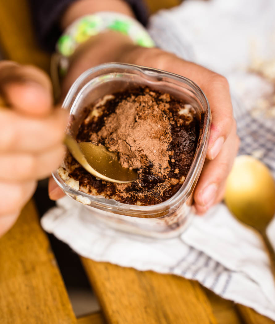 Porridge façon tiramisu